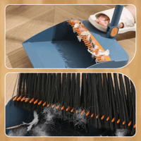 Sakerplus® Rotating Broom and Dustpan Set