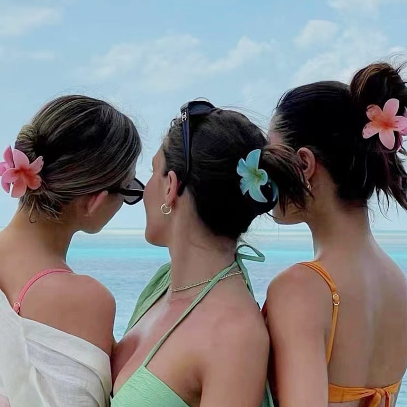 🌸💮Hawaiian flower hair clip🪷🏵️