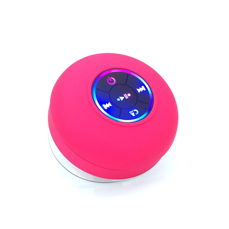 Mini Bluetooth Shower Speaker With Led Light