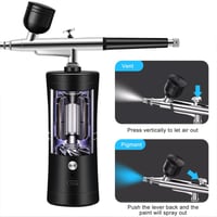 Sakerplus Airbrush Gun and Compressor Kit