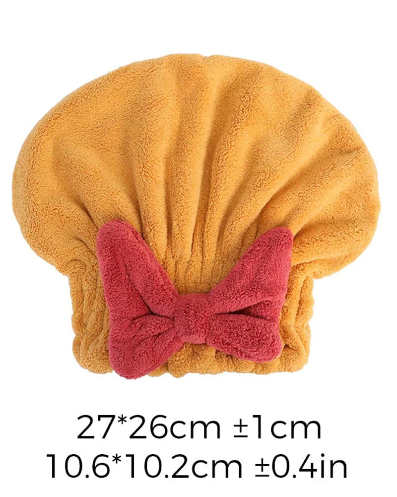 Super saugfähiges Haarhandtuch für nasses Haar