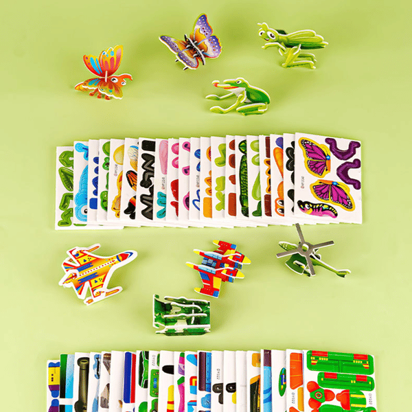 DIY 3D Creative Insect Paper Jigsaw Puzzle
