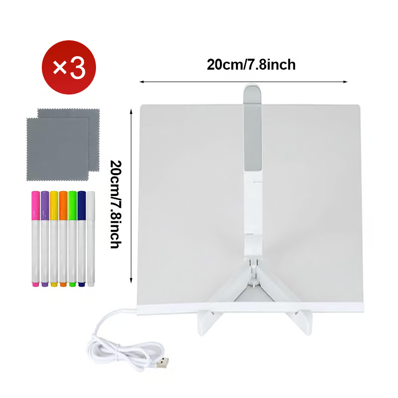 ✨LED-Farbnotiztafel aus Acryl🎨