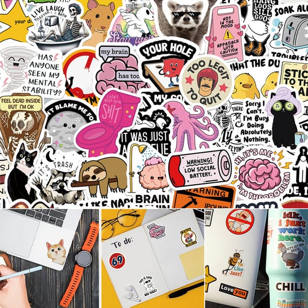 Bestselling Waterproof Doodle Stickers