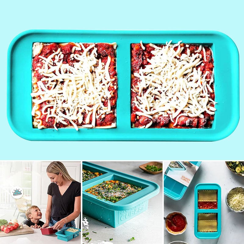 Silicone Freezer Storage Box with Lid