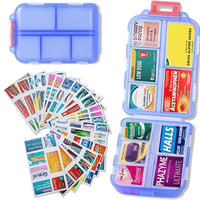 Travel Pill Organizer Box -v2