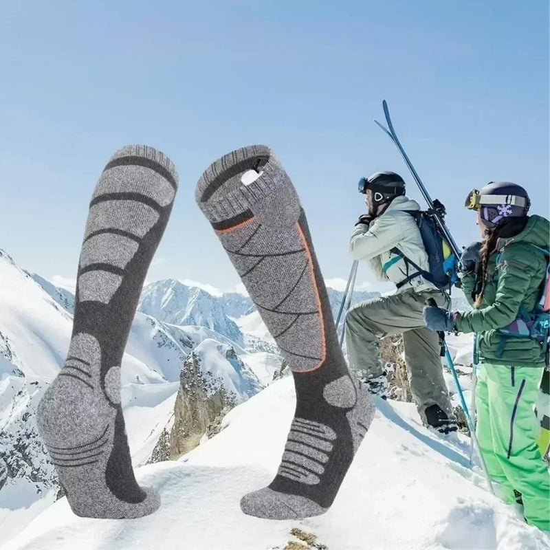 USB Heated Socks with 5000mAh Power Bank