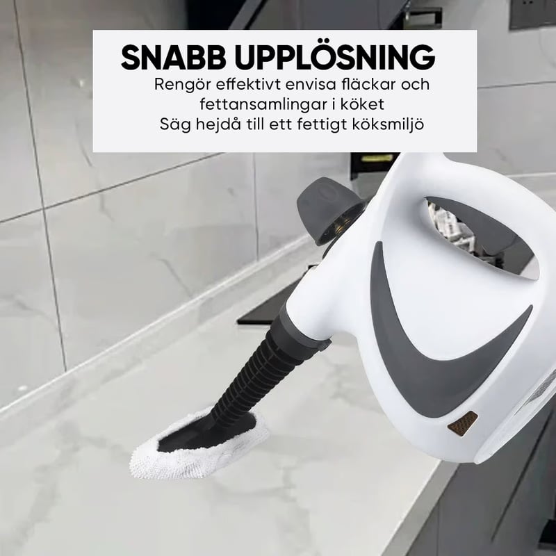 Sakerplus ångdesinfektionsrengöring