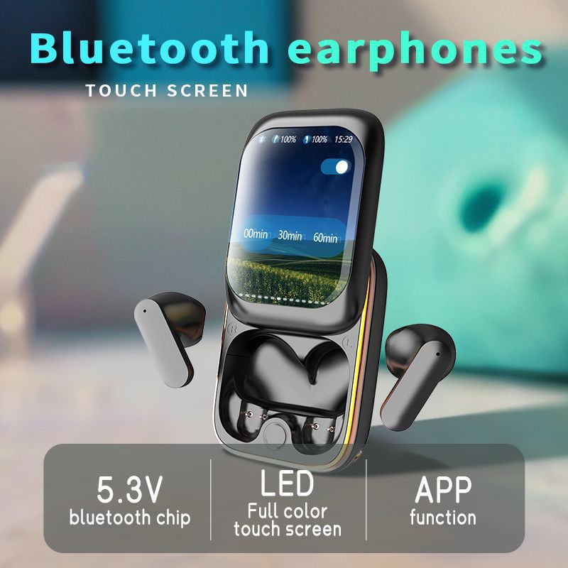 Bluetooth touchscreen headphones