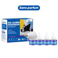Ensemble diffuseur de phéromones apaisantes pour animaux (versions chat et chien)