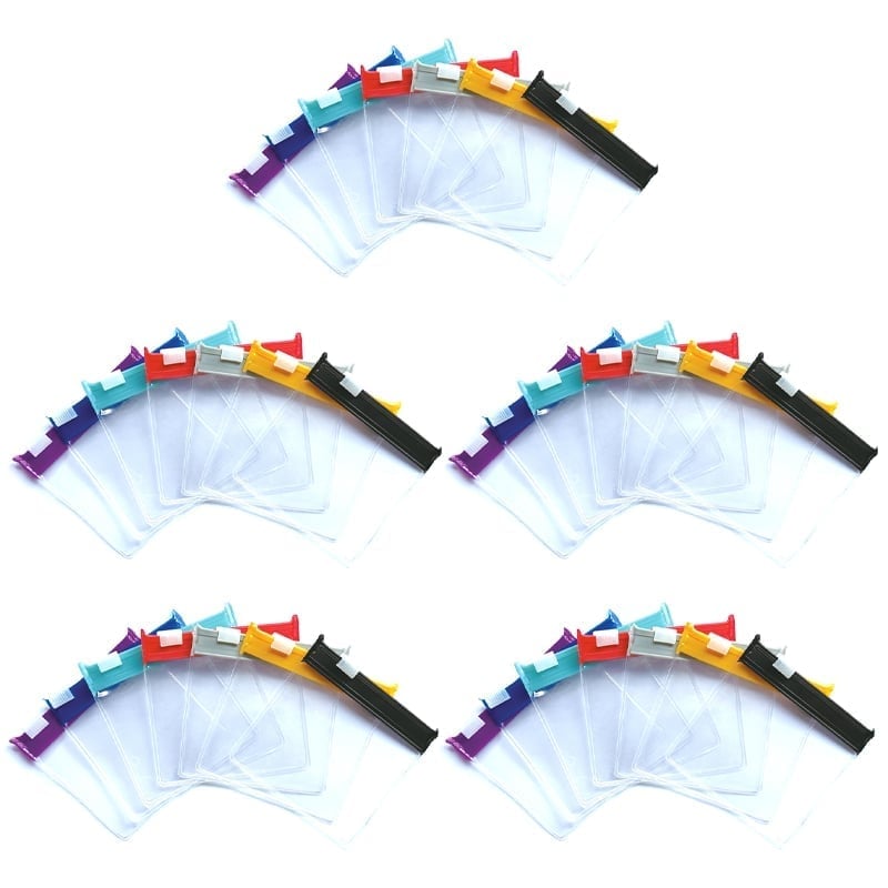 Self-sealing zipper medicine bags
