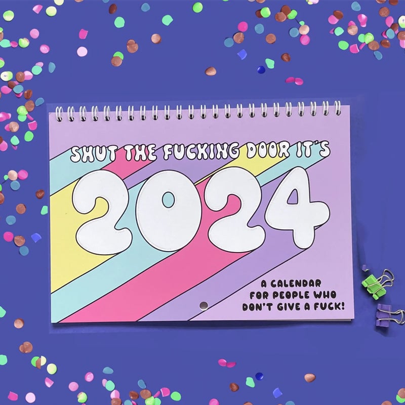 Funny and Sweary Double Page Wall Calendar