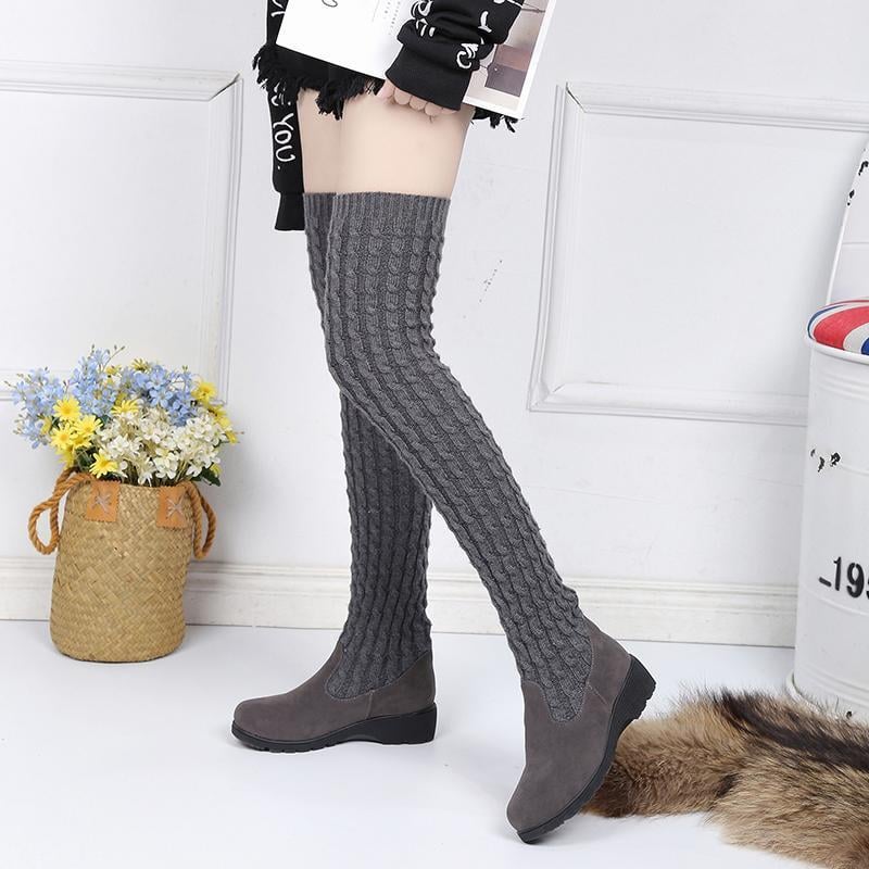 Hiver Chaudes Bottes Haute aux Genoux