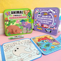 Kinder Cartoon Wasserfarben-Malbuch
