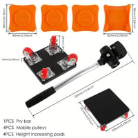Sakerplus Furniture Lift Mover Tool Set