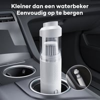 Slanke V8 Mate draadloze autostofzuiger