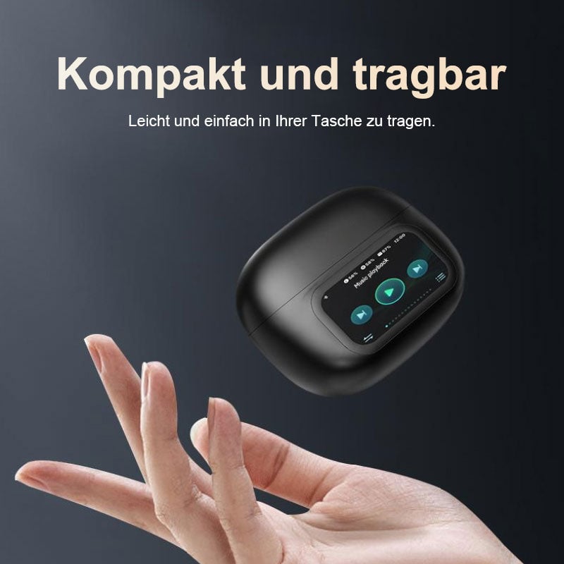 Schnurloses On-Ear-LCD-Farb-Touchscreen-Audio-Headset