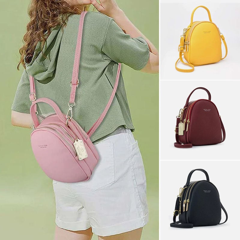 Leichte Umhängetasche mit mehreren Fächern