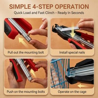 Sakerplus® Heavy Duty Hog Ring Pliers Kit