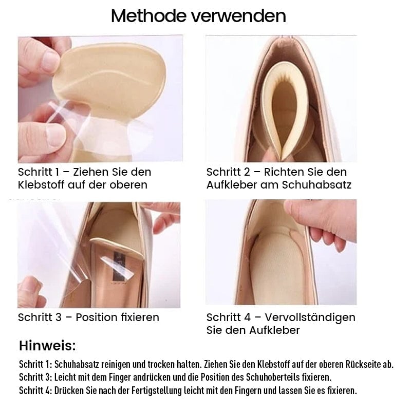 Abriebfestes Fersenpolster aus Schwamm