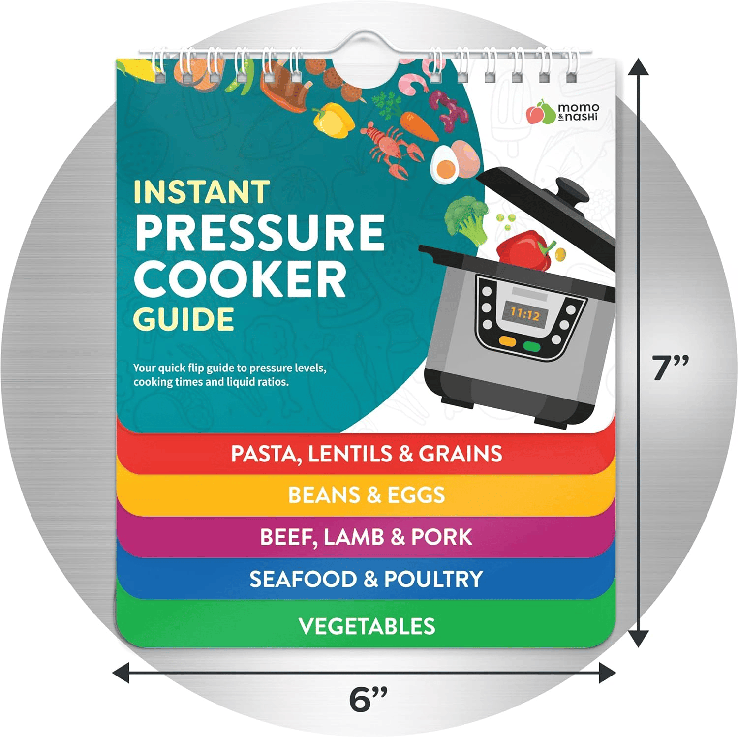 ✨ Air Fryer Cheat Sheet Magnets Cooking Guide Booklet