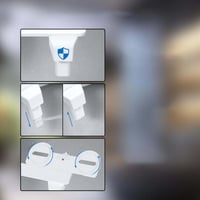 Ikke-elektriske lille bidet med knapper