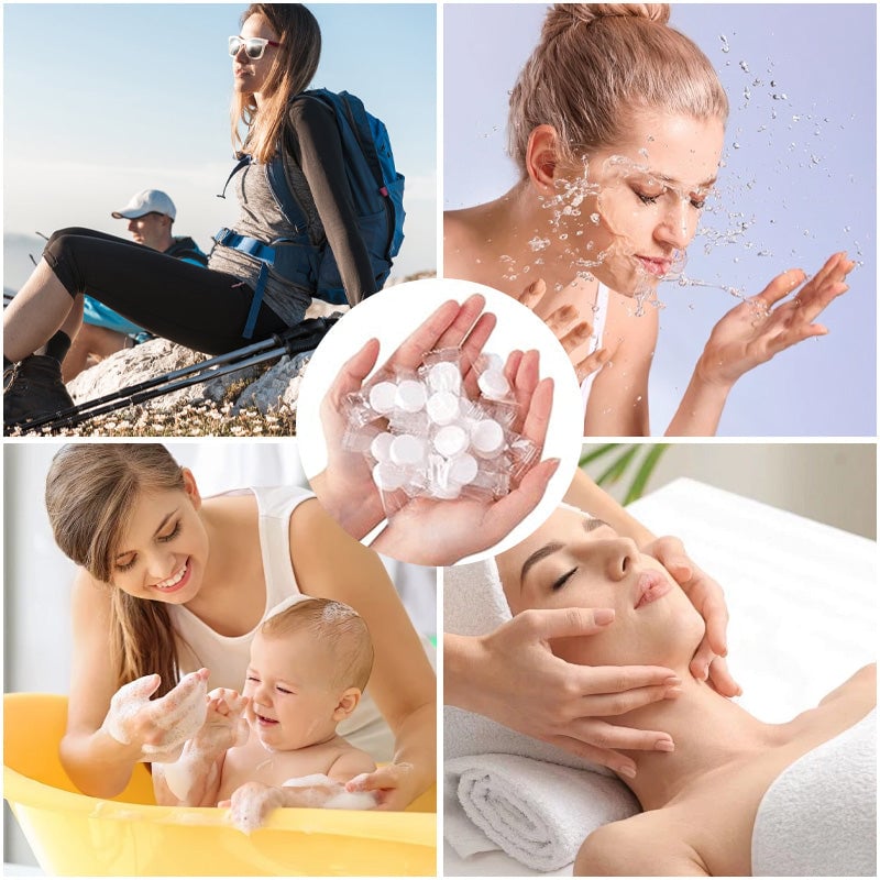 Komprimierte Handtuchtabletten