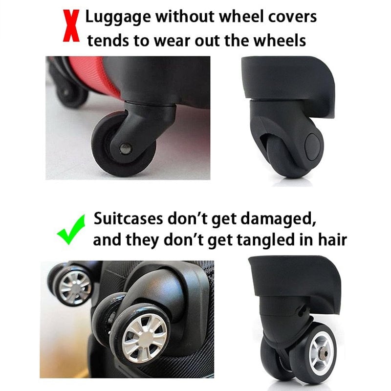Luggage Compartment Wheel Protection Cover (8pcs)