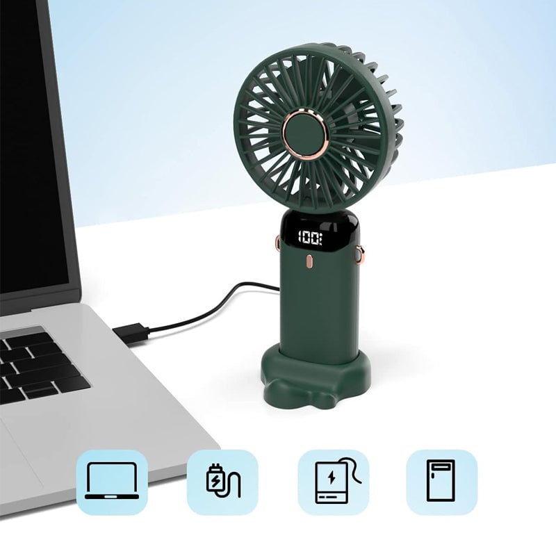 Mini Turbo Handventilator met Display