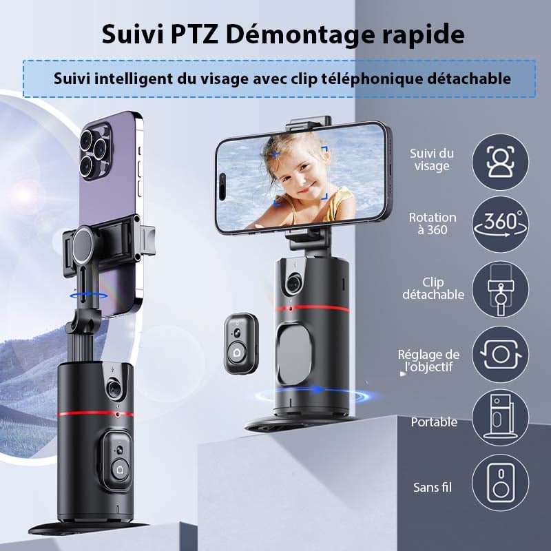 Télécommande pour Trépied à Suivi Automatique du Visage