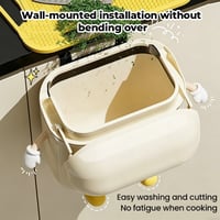 Cartoon Wall-Mounted Trash Bin