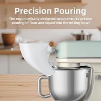Flour Funnel for Kitchen Aid Stand Mixer