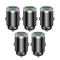 Metal Pull-Ring Invisible Fast Car Charger