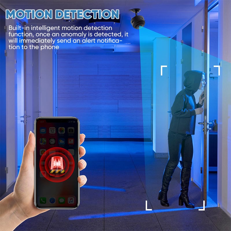 Wireless Indoor Camera for Home Security