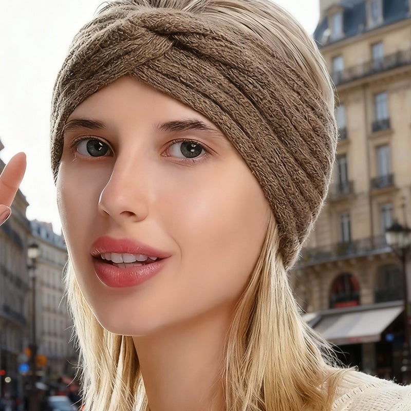 Handstickat varmt garnpannbandsset - 5 delar, 5 färger