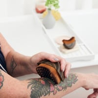Lymphatische Körperbürste