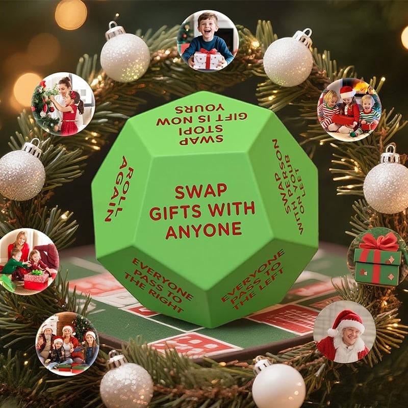 Santa Swap Gift Exchange Dice