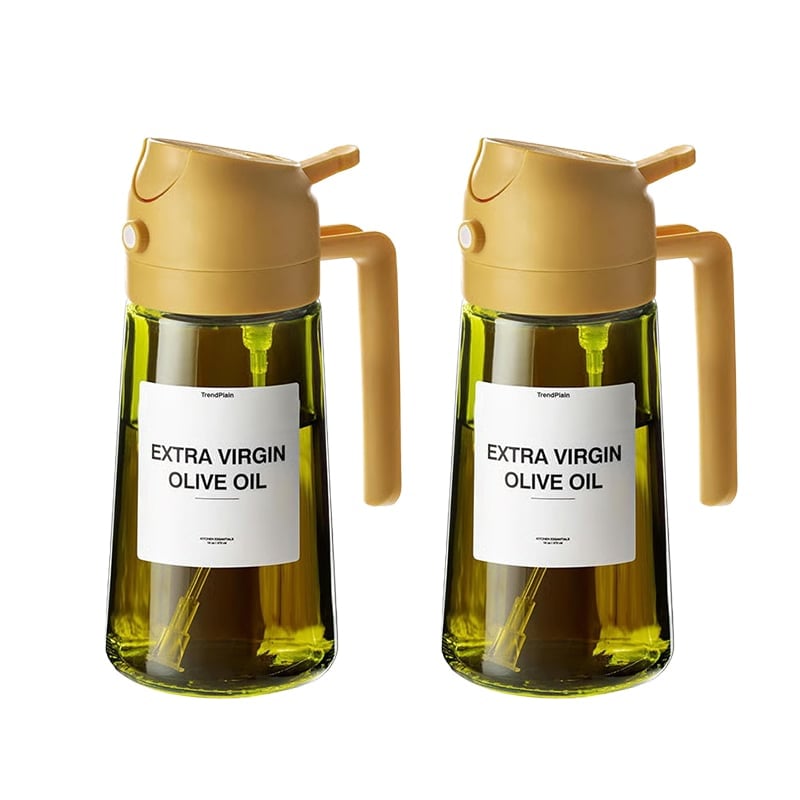 2 in 1 Glass Oil Sprayer & Dispenser