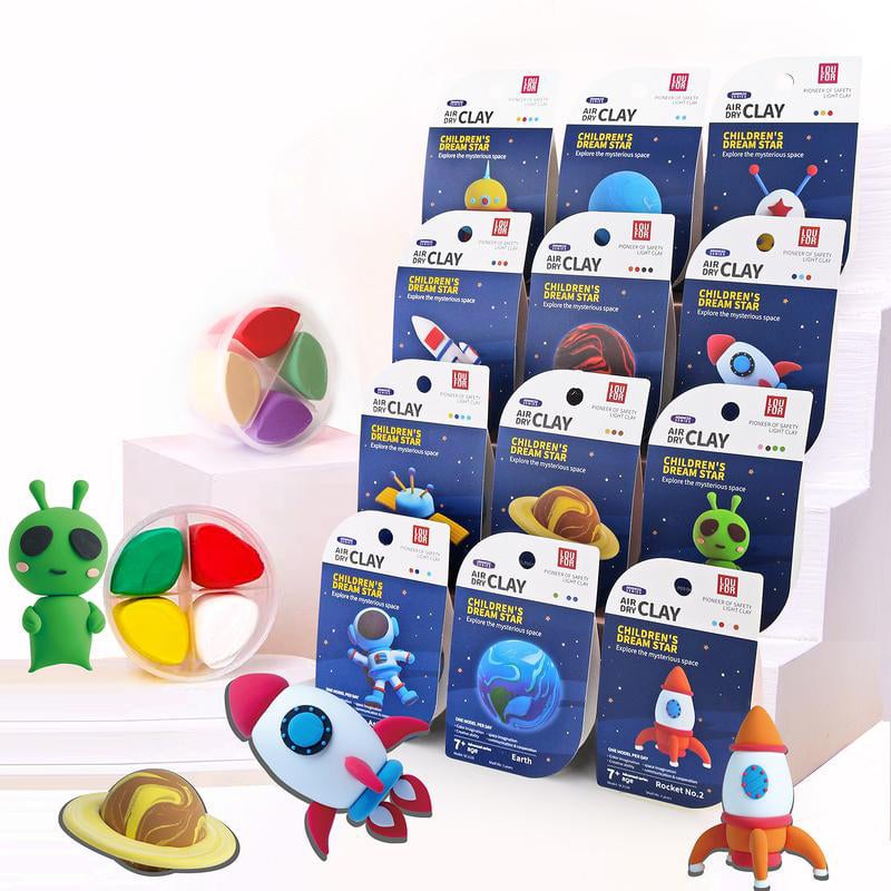 Ultralight Clay DIY Toys