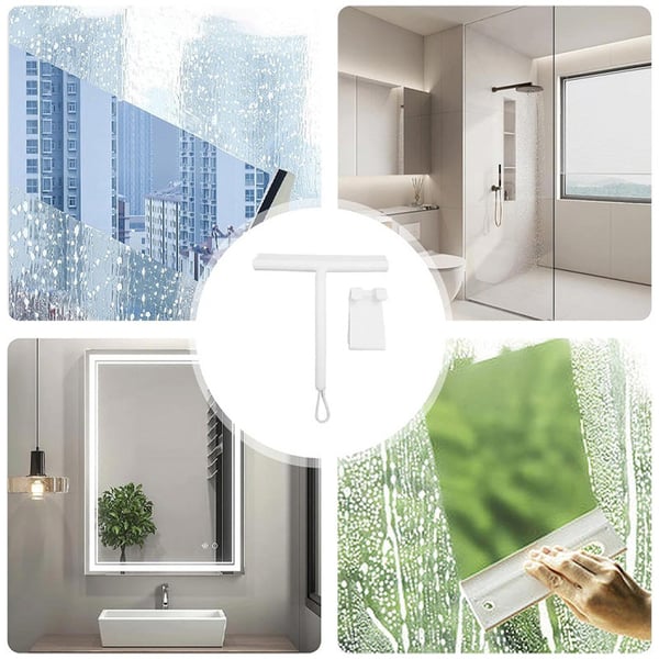 Rubber strip cleaning wiper