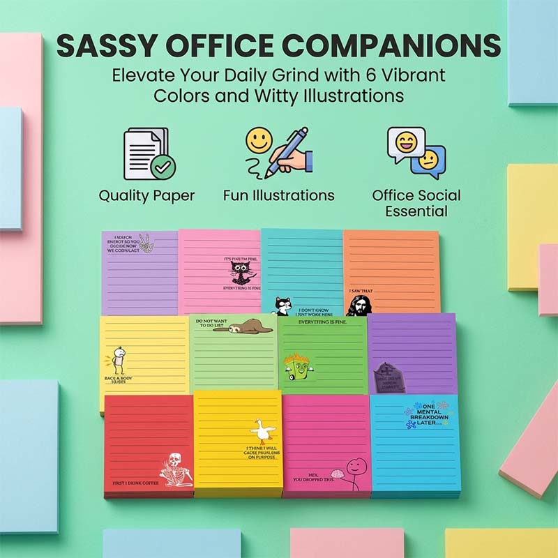 Funny & Sarcastic Sticky Notes