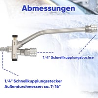 Schaumkanonen-Flaschenset