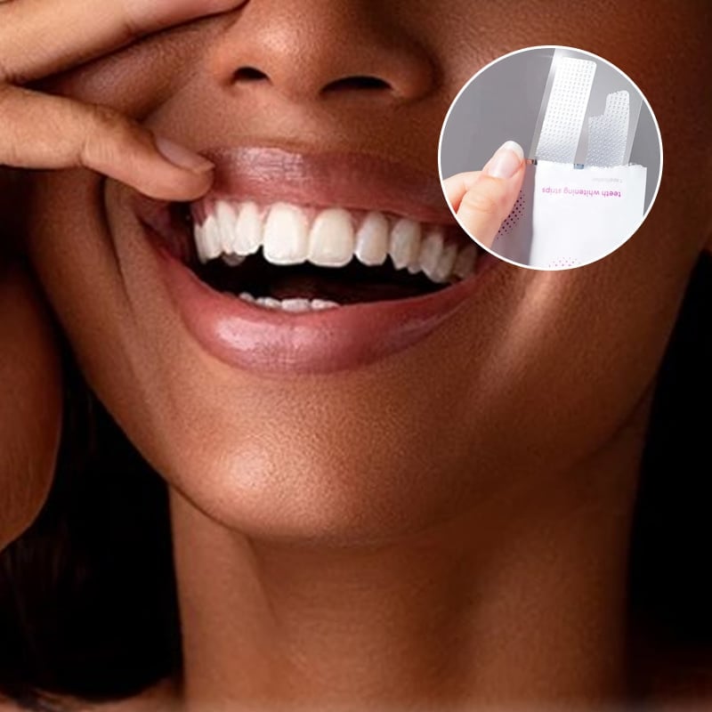 Teeth Whitening Strips with Advanced Color Correcting Technology
