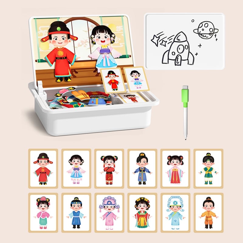 Magnetisches Puzzle-Lern- und Bausteinspielzeug