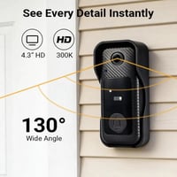 Sakerplus® Wireless Video Doorbell With Screen