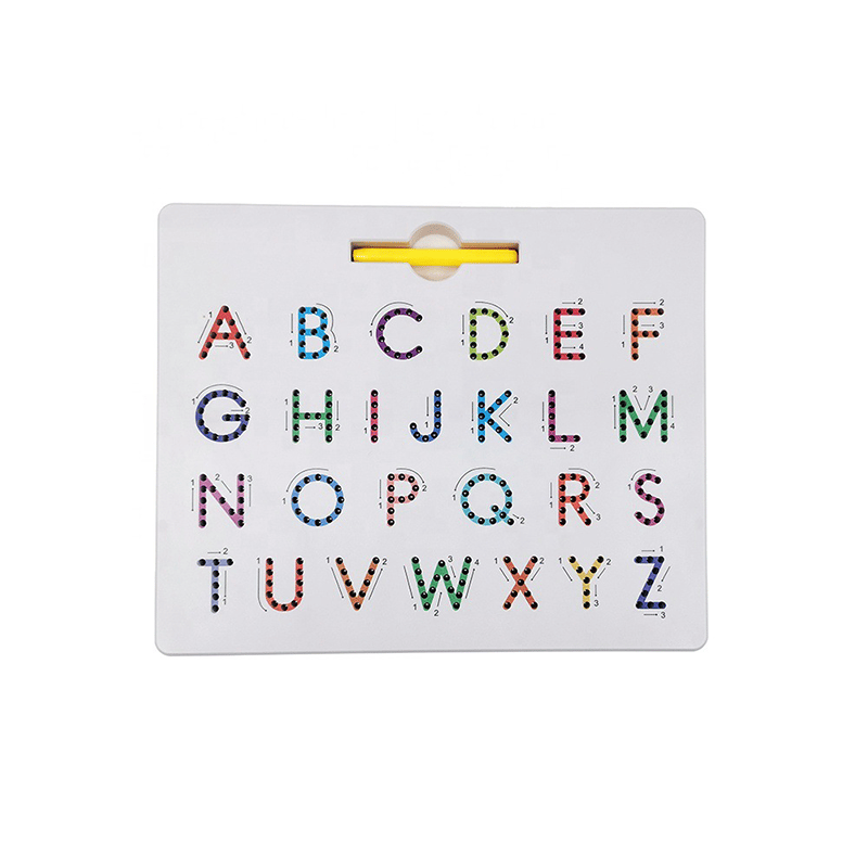 2-in-1 doppelseitige magnetische Alphabet-Edition