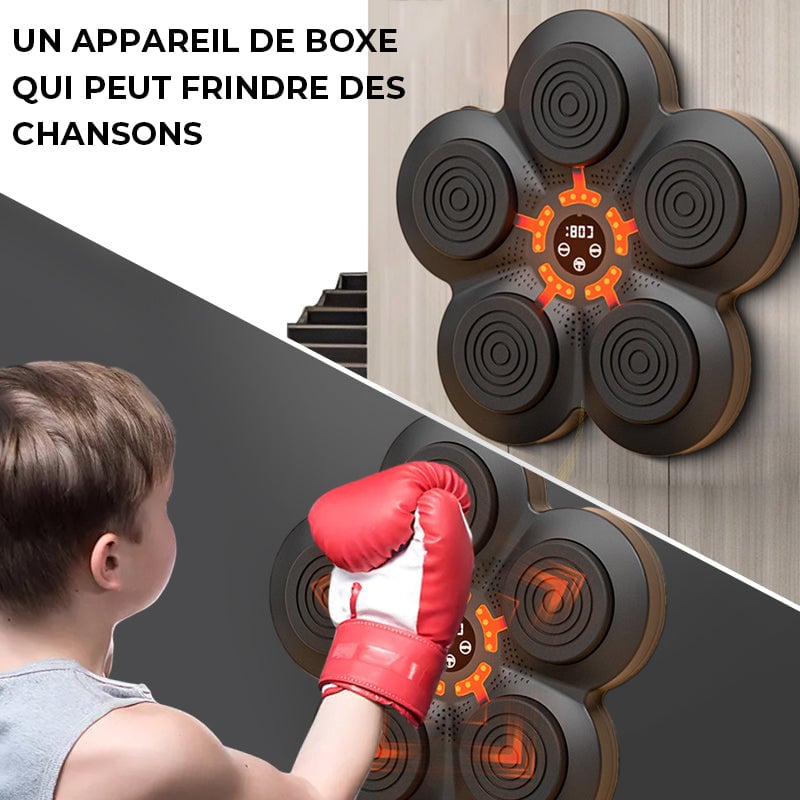 Machine de boxe musicale intelligente pour adultes et enfants