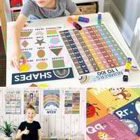 📚Boho PreK Educational Posters 16 pcs