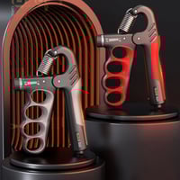 Adjustable electronic counting strength grip