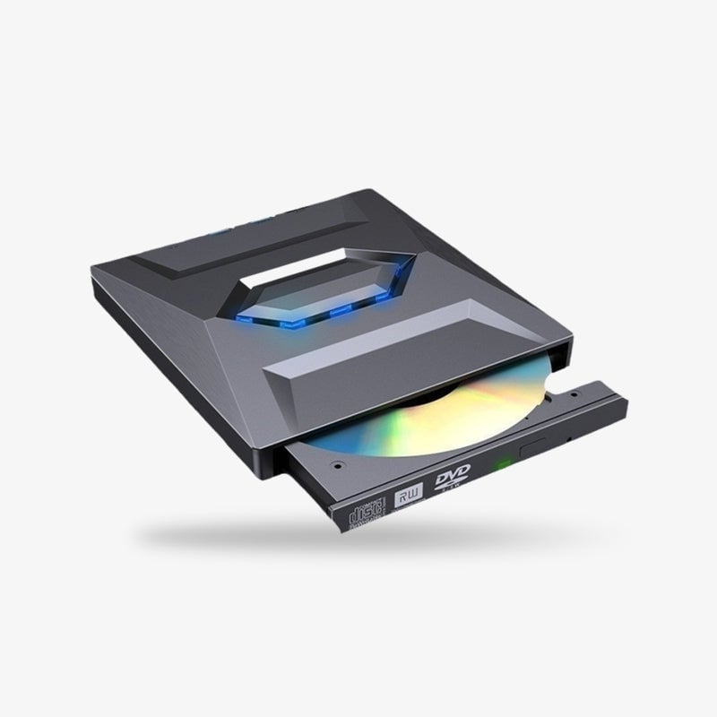 7-in-1 Externes USB-DVD-Laufwerk & Blu-ray-Player